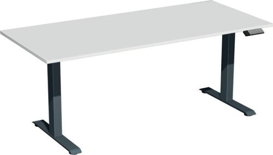 Elevate Plus Elektro-Hubtisch 1800x800x630-1280 lichtgrau/anthrazit