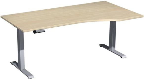 Elevate Plus Elektro-Hubtisch 1800x1000x630-1280 ahorn/silber