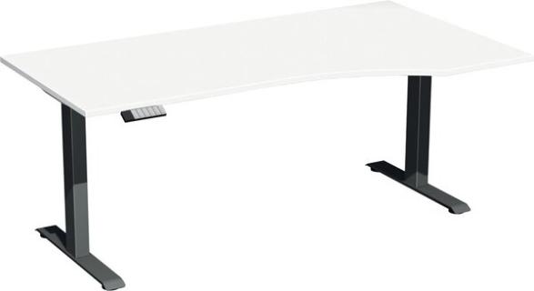 Elevate Plus Elektro-Hubtisch 1800x1000x630-1280 weiß/anthrazit