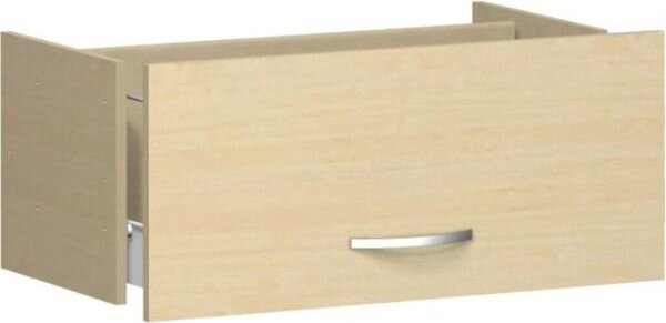 Hängeregistraturschublade 1 OH für Regalbreite 800mm, Ahorn,