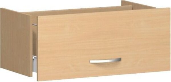 Hängeregistraturschublade 1 OH für Regalbreite 800mm, Buche