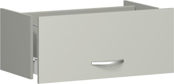 Hängeregistraturschublade 1 OH für Regalbreite 800mm, Lichtgrau
