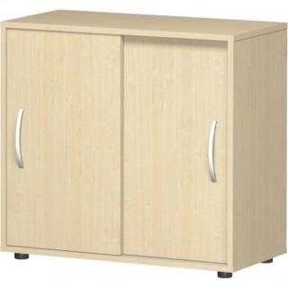 Schiebetürenschrank 2 OH mit Standfüßen, Ahorn, Flex