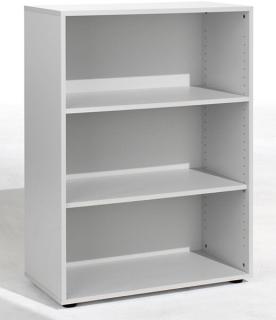 Regal 3 OH m. Standfüßen Lichtgrau 800x420x1104 flex