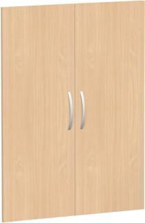 Flügeltürensatz 3 OH Buche für Regalbreite 80 cm, Flex