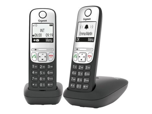 GIGASET A690 Duo Schnurloses Telefon analog Freisprechen, mit Basis, Wahlwieder