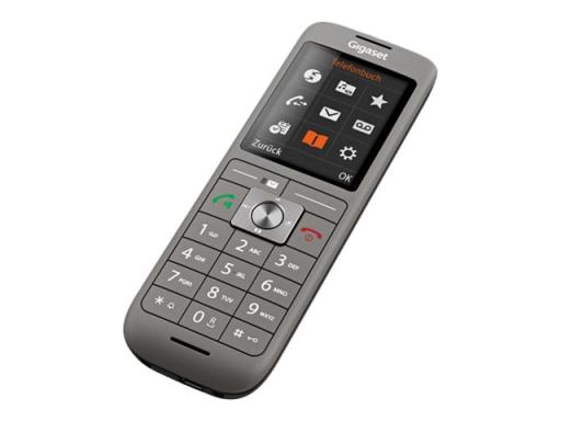 GIGASET CL660HX platin/schwarz Mobilteil inkl. LS CAT-iq für Router zB.Speedpor