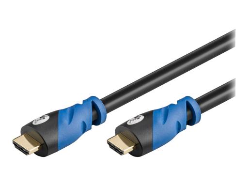GOOBAY HDMI Anschlusskabel [1x HDMI-Stecker - 1x HDMI-Stecker] 3 m Schwarz Goob