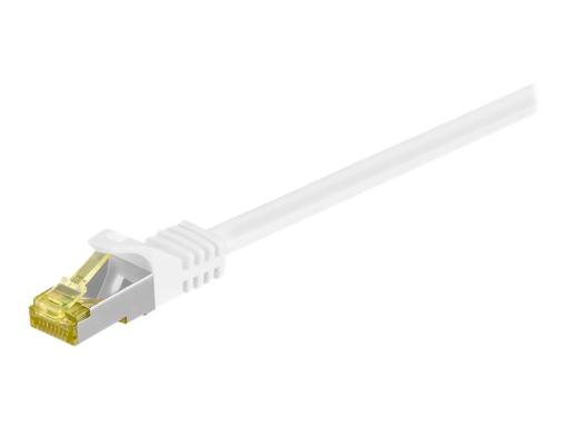 GOOBAY Patchkabel RJ45  S/FTP  Cat7  15.00m weiß PIMF