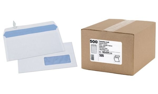 GPV Briefumschläge C6, 114 x 162 mm , weiß, ohne Fenster (81600101)