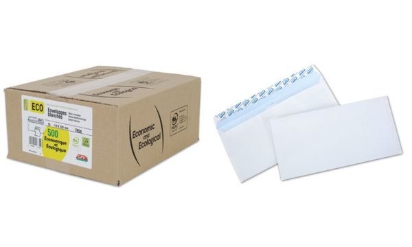 GPV Briefumschläge, DL, 110 x 220 m m, weiß, ohne Fenster (81600054)