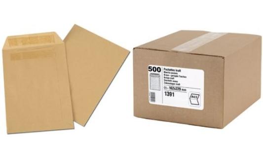 GPV Versandtaschen, C5, 162 x 229 m m, braun, Gewicht: 90 g (81600123)