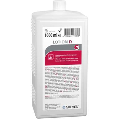 GREVEN® LOTION D, parfümiert | 1 Liter vormals LIGANA® Speziallotion D, Hautpflegelotion für den ganzen Körper
