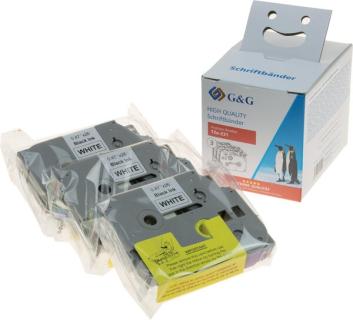 Premium Schriftband komp.zu brother TZe-231 , 3er Pack