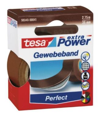 Gewebeband tesa 38mm x 2,75m, braun 