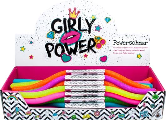 Girly Power Powerschnur Glitzer, Nr: 945358