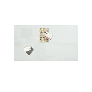 Glas-Magnetboard Artverum, weiß inkl. 1 starker SuperDym-Magnet und