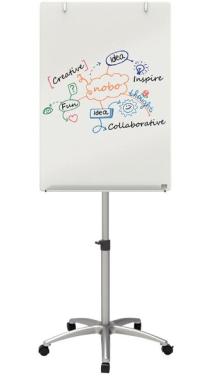 Glas Flipchart Diamond 700x1000 mobil weiß