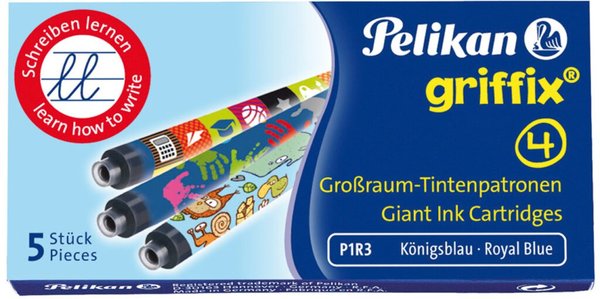 Griffix Tintenpatrone 4001 GTP/5 Großraum, königsblau