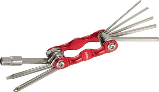 Fahrrad-Mini-Faltwerkzeug, 9-teilig kompaktes, funktionelles Faltwerkzeug