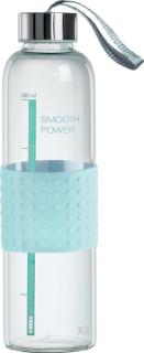 Glasflasche, 500ml, mit Markierung Schlaufe, für Kohlensäure u. heiß/kalt