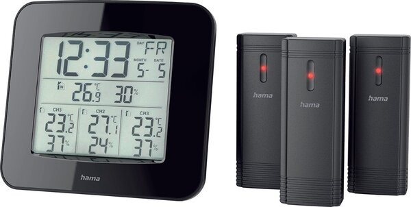 Wetterstation EWS-Trio Vierteiliges Set mit 3 Funk-Sensoren