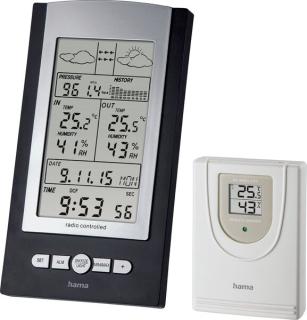Elektronische Wetterstation EWS-800 Wetterbeobachtung mit Funkuhr