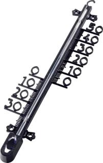 Innen-/Außenthermometer, 26 cm, analog Baumstruktur
