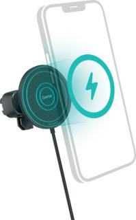 Kfz-Handy-Ladegerät MagCharge Car FC15, 15 W, kabellos f. iPhone, sw