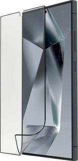 Schutzglas SupHybrid Sam Glxy S24Ultra bruchsicherer, stoßfester Fallschutz