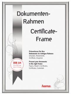 Bilderrahmen Detroit, Alu, 21 x 29,7 cm, silber