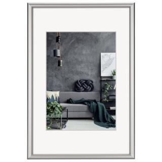 Bilderrahmen Detroit, Alu, 70 x 100 cm, silber