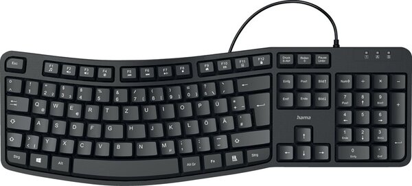 hama EKC-400 Tastatur kabelgebunden schwarz