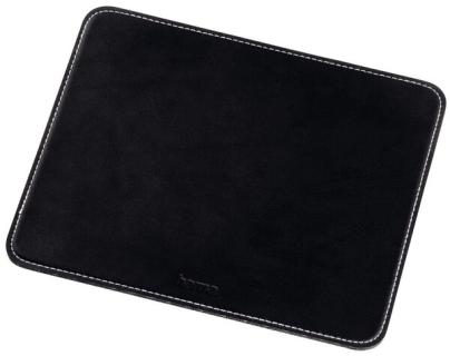 Mauspad in Lederoptik, Schwarz für nahezu alle Maustypen geeignet