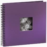 HAMA  Fine Art  Spiral lila 36x32 50 schwarze Seiten  094871