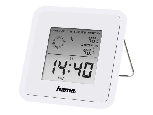 HAMA TH50 - Weiß - Innen-Hygrometer - Innen-Thermometer - Außen-Thermometer - H