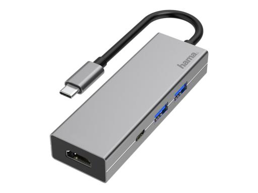 HAMA USB-C-Multiport-Adapter 4 Ports, 2x USB-A, USB-C, HDMI C