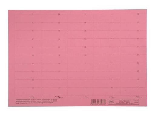 HAMELIN ELBA Beschriftungsschild für Sichtreiter, 4-zeilig, rot - für den Markt