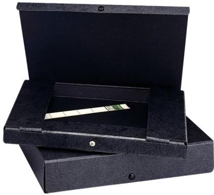 HAMELIN ELBA Dokumentenmappe, DIN A4, Füllhöhe: 10 mm, schwarz mit Schnürbänder