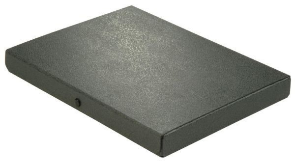 HAMELIN ELBA Dokumentenmappe, DIN A4, Füllhöhe: 30 mm, schwarz mit Druckknopf-V
