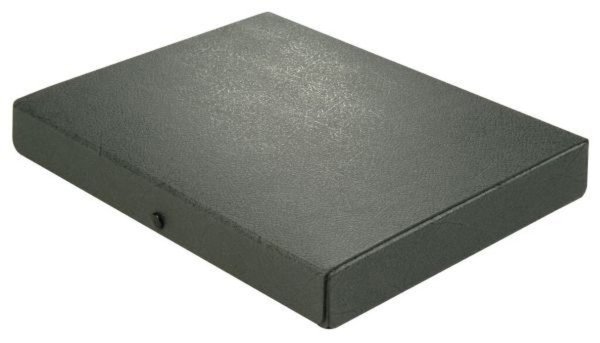 HAMELIN ELBA Dokumentenmappe, DIN A4, Füllhöhe: 40 mm, schwarz mit Druckknopf-V