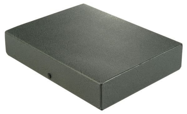 HAMELIN ELBA Dokumentenmappe, DIN A4, Füllhöhe: 60 mm, schwarz mit Druckknopf-V