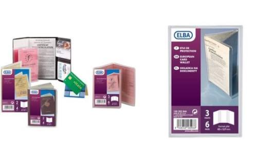 HAMELIN ELBA Etui de protection multipapiers voiture, FR - pour le marchÚ: FR -