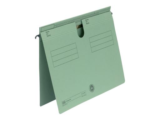 HAMELIN ELBA Hängehefter Sorte 81, überstehende Reiterfalz, grün Manilakarton 2