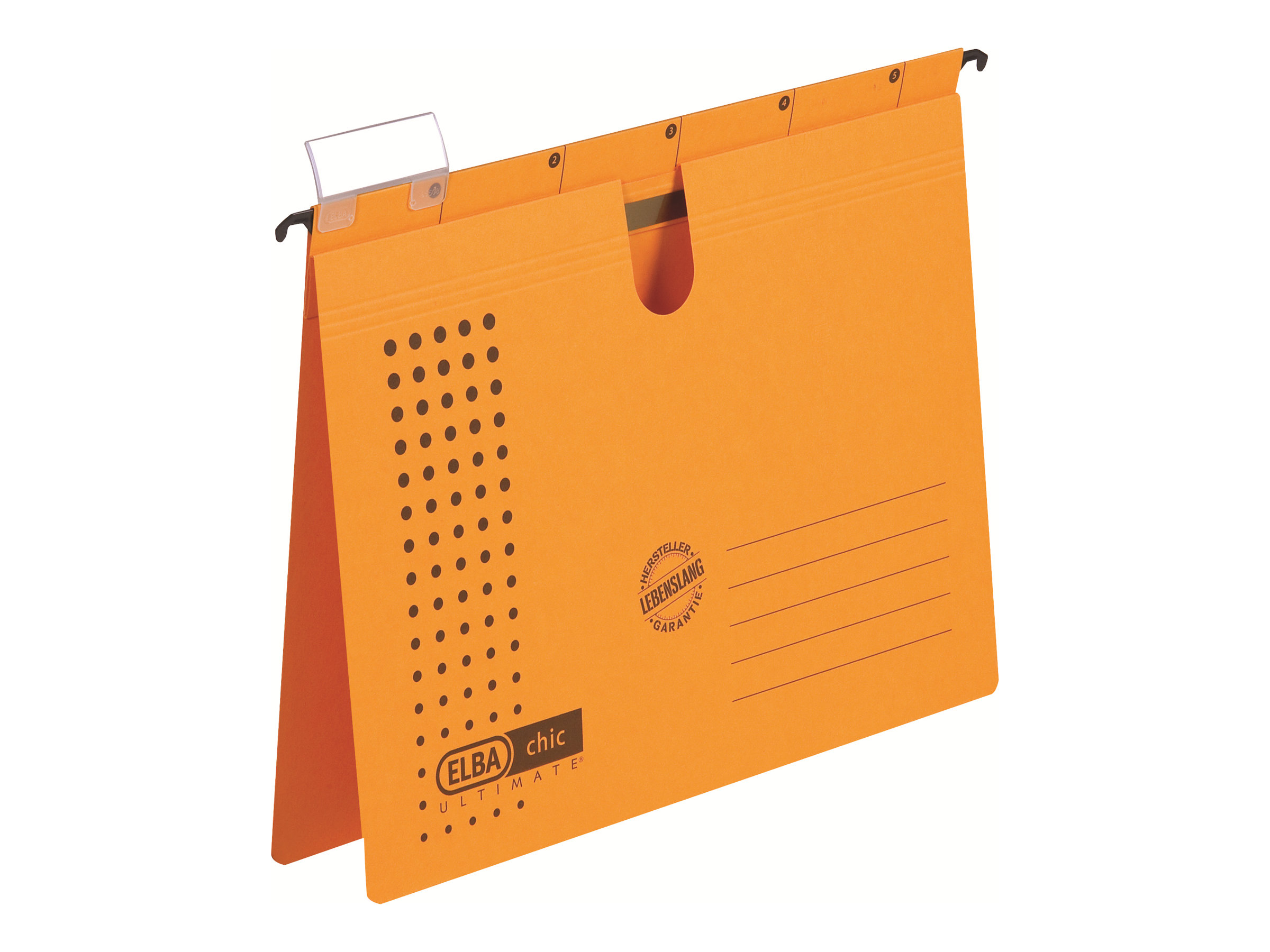 HAMELIN ELBA Hängehefter chic ULTIMATE, DIN A4, gelb - 25 Stück (85741 GB)