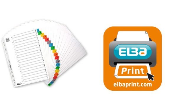 HAMELIN ELBA Mylarkarton-Register, A-Z, ohne "ST"-"SCH", 26-teilig DIN A4, Maße