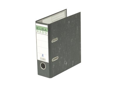 HAMELIN ELBA Ordner rado - DIN A5 hoch, Rückenbreite: 75 mm, schwarz Einband mi