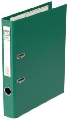 HAMELIN ELBA Ordner rado plast, Rückenbreite: 50 mm, grün DIN A4, Einband außen