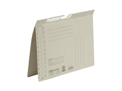 HAMELIN ELBA Pendelhefter, DIN A4, Manilakarton, 320 g-qm, grau - für den Markt
