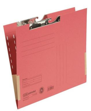 HAMELIN ELBA Pendeltasche, DIN A4, mit Kartonfröschen, rot - für den Markt: D -